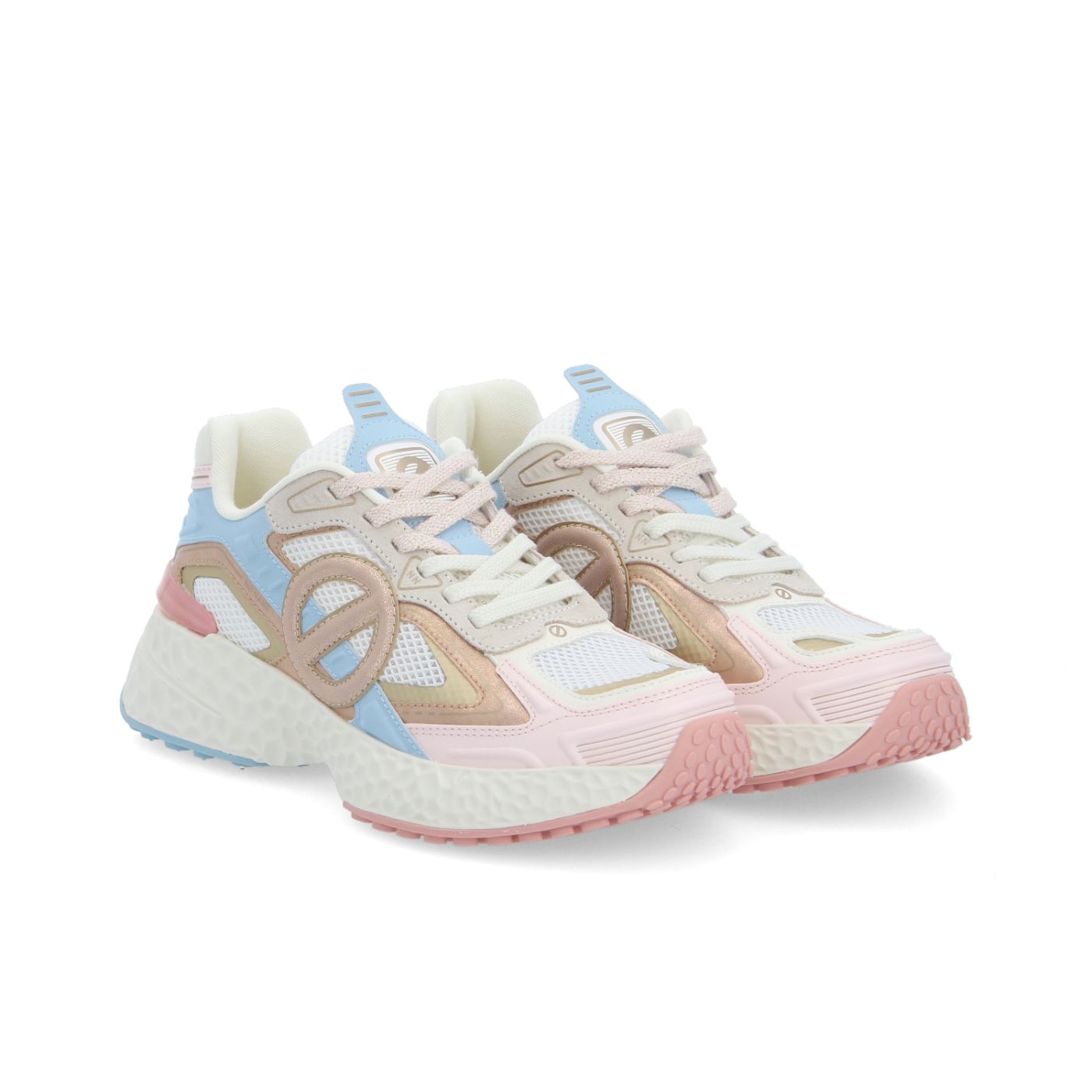 CARTER 2.0 TECH W - MESH/PERL/STAMP - BIANCO SPORCO/ROSA/BLU